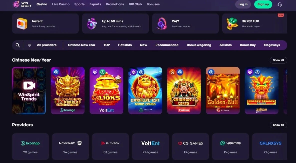 Winsprit casino